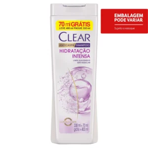 Kit c/ 08 und - Shampoo Anticaspa Clear Hidratação Intensa 400ml