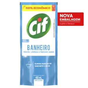 Kit c/04 und - Limpador Banheiro Cif 450ml