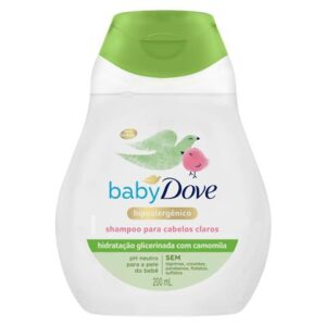 Kit c/ 06 und - Shampoo Baby Dove para Cabelos Claros 200ml