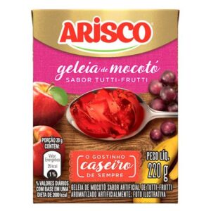 Kit c/ 12 und - Geleia de Mocotó Arisco Tutti-Frutti 220g