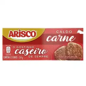 Kit c/ 10 und - Caldo Arisco Carne 12 Cubos 114g