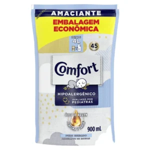 Kit c/ 04 und - Amaciante Concentrado Comfort Intense Puro Cuidado Refil 900ml