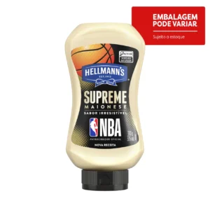 Kit c/06 und - Maionese NBA Hellmann's Supreme Squeeze 330g