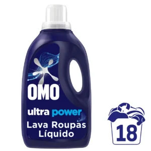 Kit c/06 und - Lava-Roupas Líquido Omo Ultra Power Frasco 1,8l