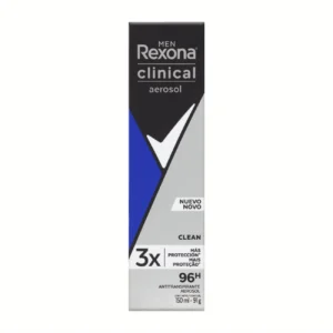 Kit c/04 und - Desodorante Aerosol Rexona Clinical Masculino Clean 91g