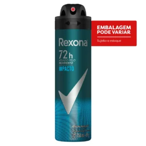 Kit c/04 und - Desodorante Aerosol Rexona Masculino Impacto 150Ml