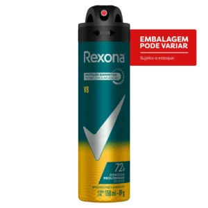 Kit c/04 und - Desodorante Aerosol Rexona Masculino V8 150Ml